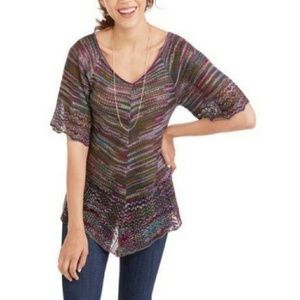 3/$25‎ Multicolor 3/4 Sleeve Sweater-NWT
